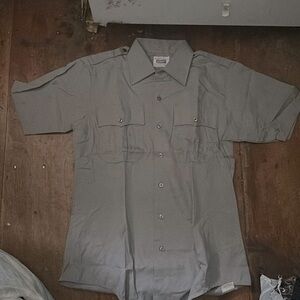 3/$40 NOSWOT Elbeco 1950s style Poplin Uniform Shirt Military Public Safety EMT